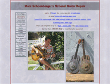 Tablet Screenshot of nationalguitarrepair.com